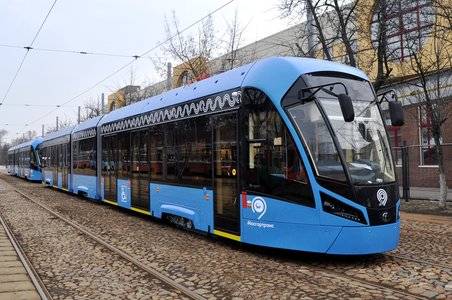 Moskiewskie nowe tramwaje ? wnętrze