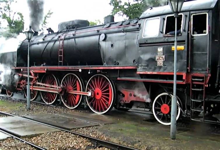 Pt47-65 po naprawie P4. Wolsztyn ma tylko trzy czynne parowozy