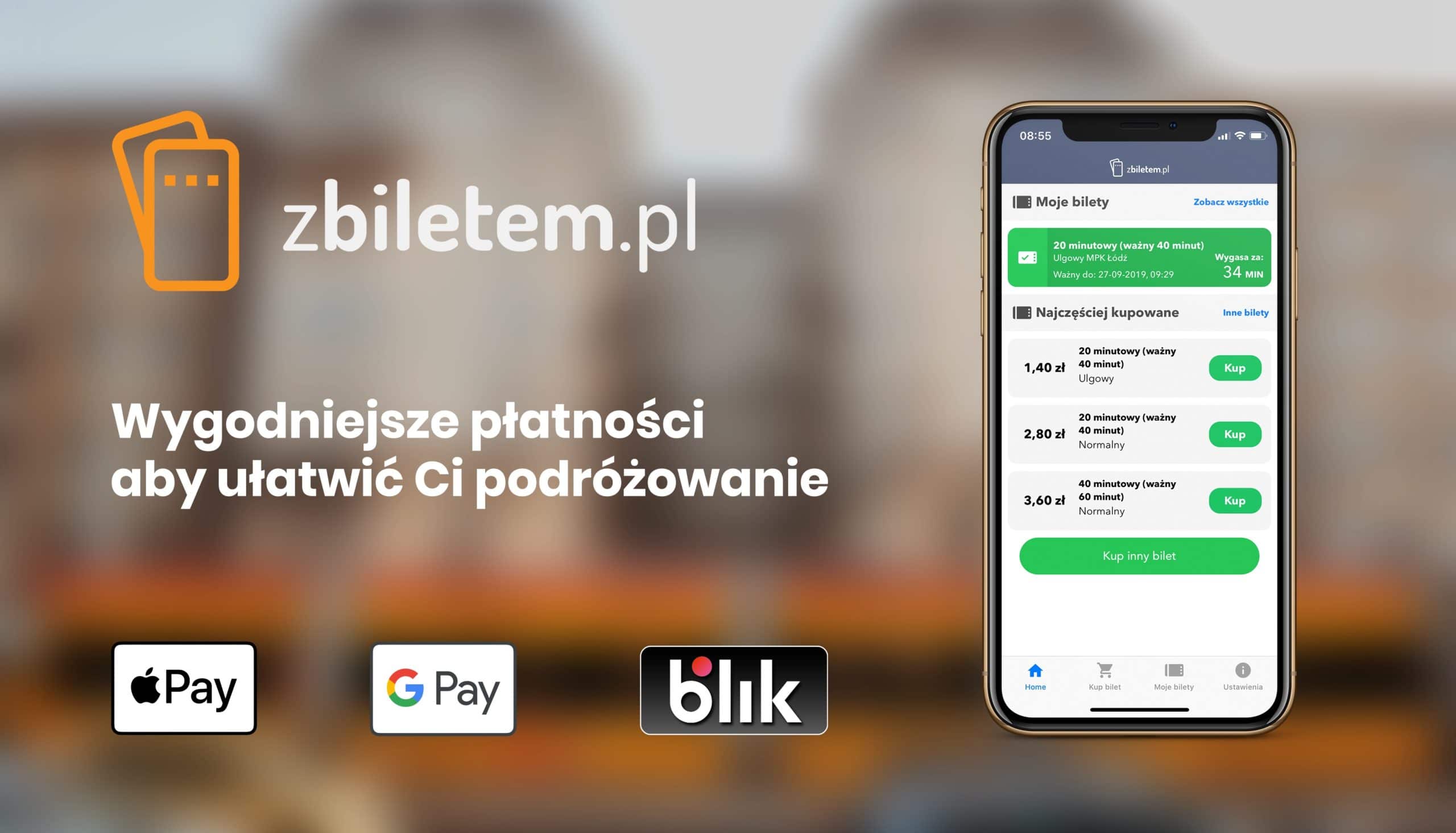 Bydgoszcz z biletem okresowym w smartfonie. zBiletem.pl