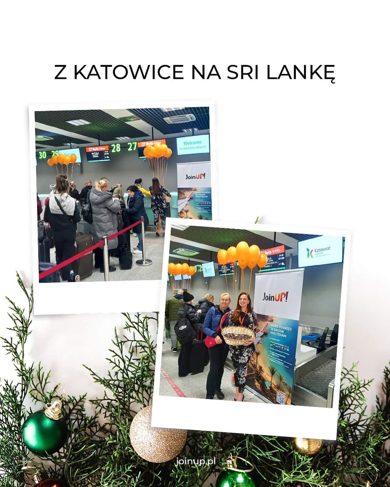 Pierwszy lot na Sri Lanke z Polski z Join UP!